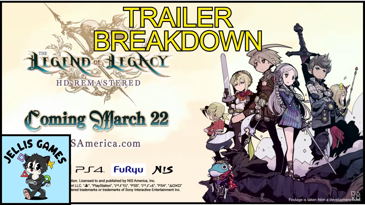 The Legend of Legacy HD Remastered Trailer Breakdown