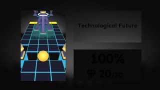 Technological Future (Sci-Tech Bonus) | ★★★☆☆☆ | The Lost Bonuses (Rolling Sky Remake)