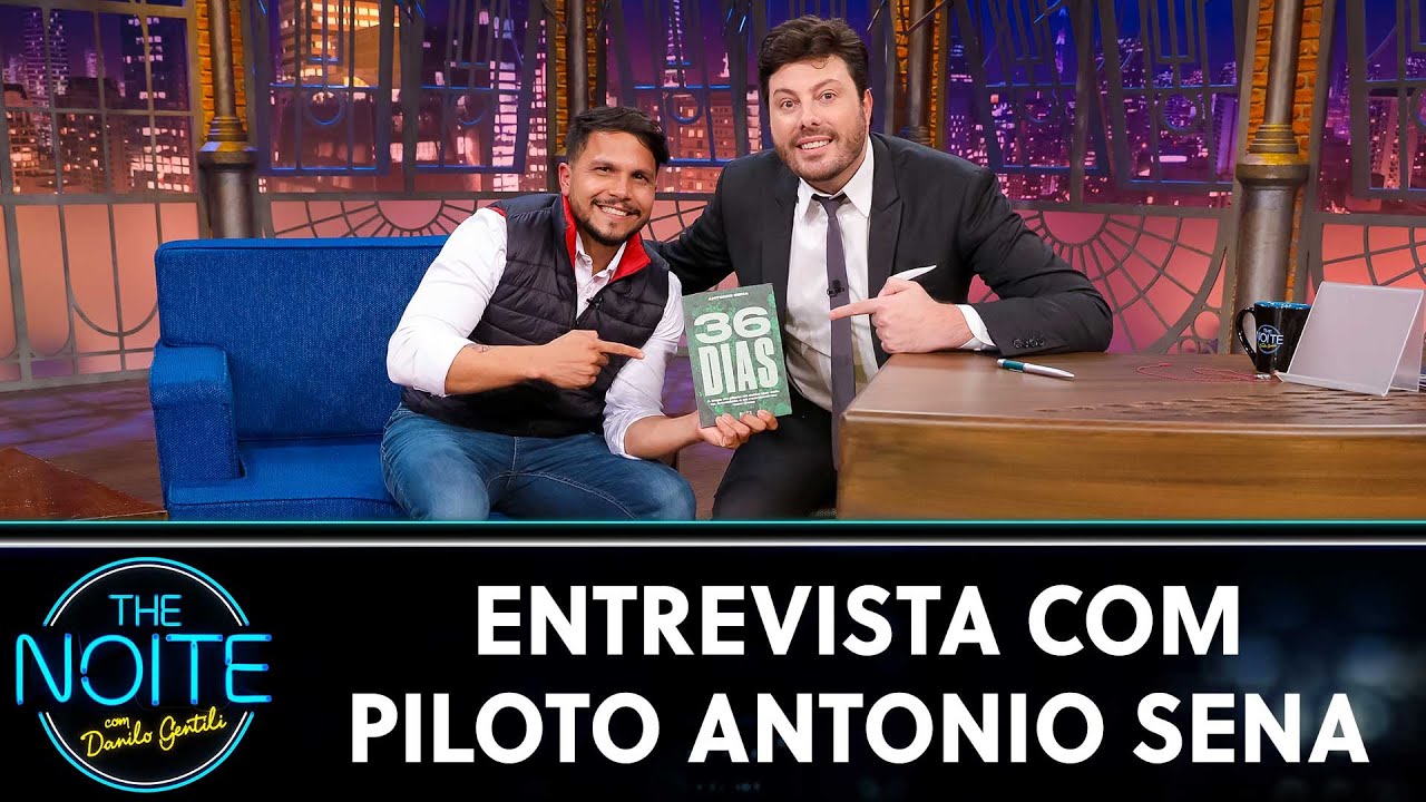 Entrevista com piloto Antonio Sena, que ficou 36 dias perdido na Amazônia | The Noite (27/07/21)