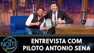 Entrevista com piloto Antonio Sena, que ficou 36 dias perdido na Amazônia | The Noite (27/07/21)