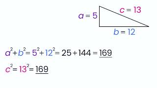 How Do You Use the Pythagorean Theorem to Check if a Triangle Is a Right Triangle?
