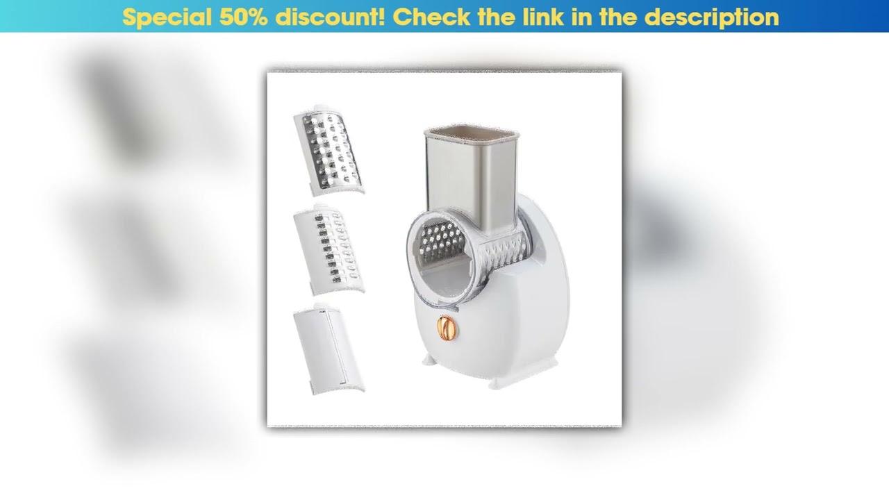 First Look Automatic Vegetable Cutter 1PC Multifunctional Home Kitchen Electric Vegetable Cutter Ve