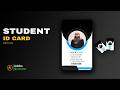 How To Design Official Student ID Card In Illustrator