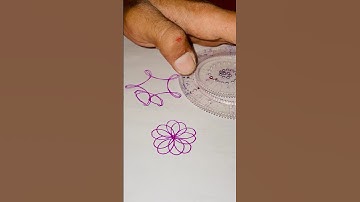 Hypnotic Spirograph Loop You’ll Watch on Repeat! ✨🔄 #SatisfyingArt #LoopMagic