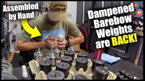 New Batch of Dampened Barebow Weights! | Back in Stock & Ready to Ship