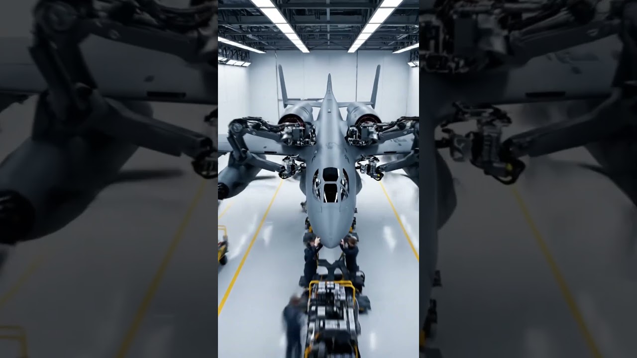 Long-Endurance Military Surveillance UAV Assembly Timelapse | Inside Drone Manufacturing Facility