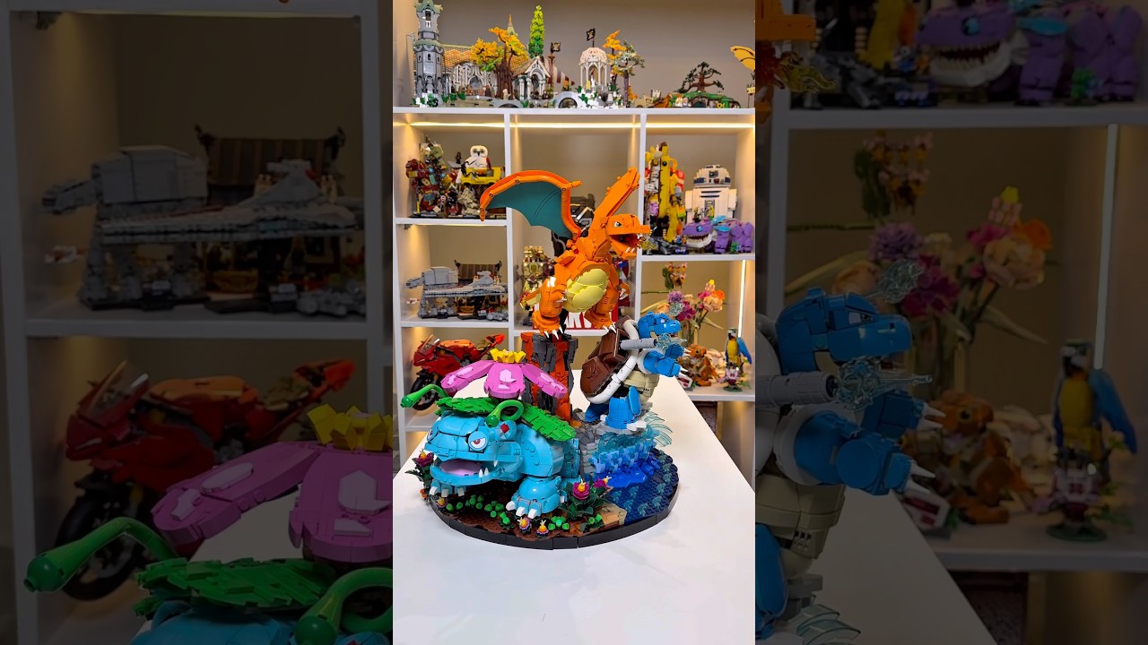 LEGO Pokémon Venusaur, Charizard & Blastoise Speed Build! 
