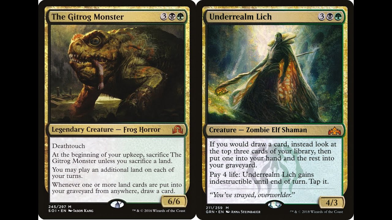 Underrealm Lich and Gitrog