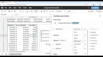 How to Group by Date in a Pivot Table - Month, Week, Quarter, etc.