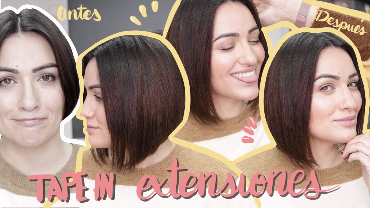 ME PONGO EXTENSIONES ADHESIVAS (Tape in) ¿Cuánto cuestan? ¿Cómo se lavan?  ¿Dañan el pelo? 