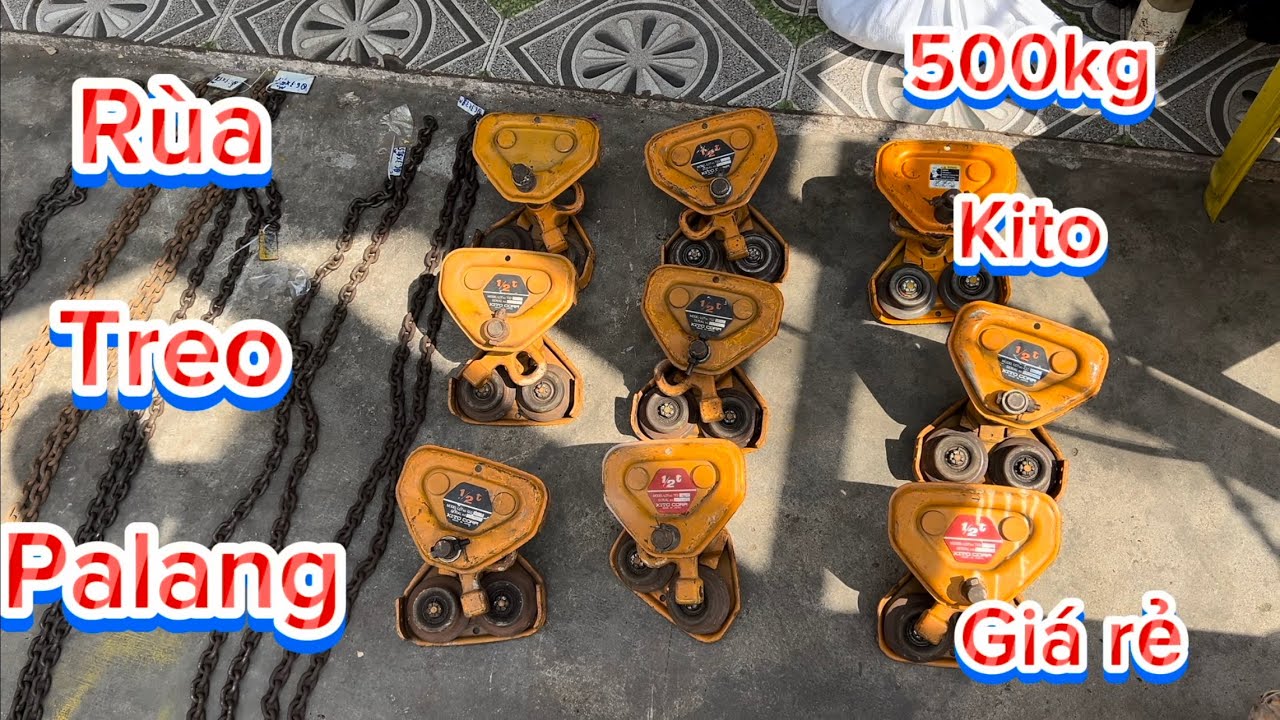 Rùa treo palang - rùa chạy trên thanh i - Kito - 500kg - hàng Nhật ...