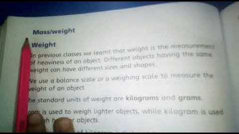 Class 3 , Countdown 3  Chapter 5 : Measurements  page # 150   ( mass/ weight )