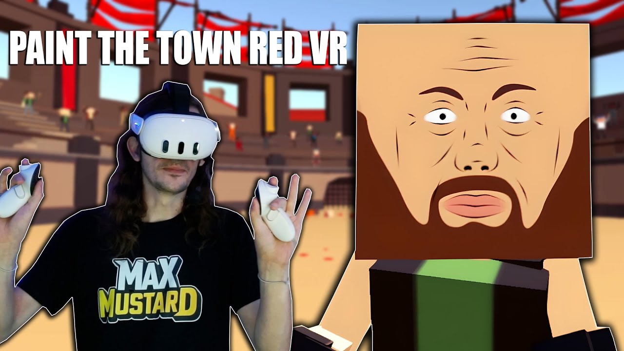 This NEW VR Physics Game is BRUTAL | Paint the Town Red VR (Quest 3)