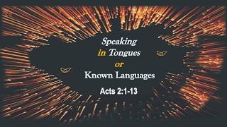 Pentecost: Holy Spirit's Missionary Gift of Languages