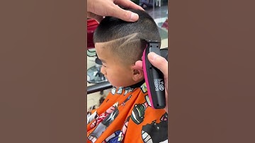 Mẫu kẻ đơn giản bố mẹ tự kẻ cho bé #barbershop