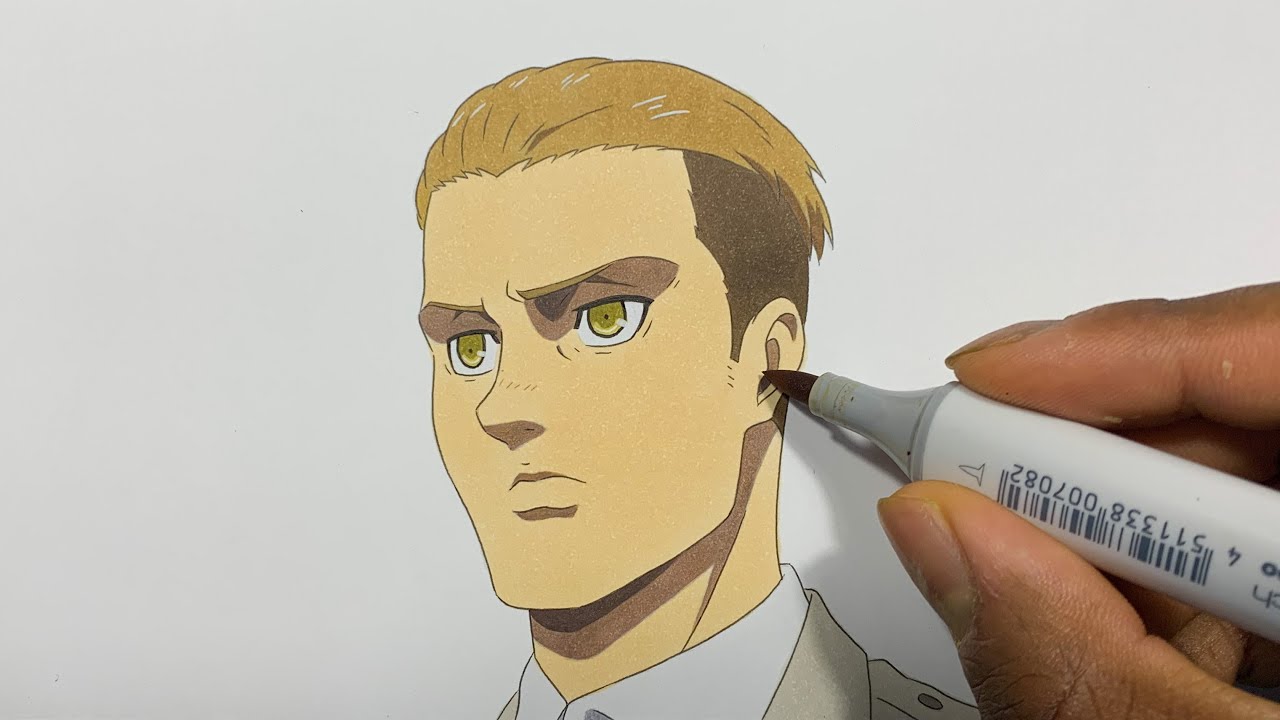 How to Draw Porco Galliard Easy - Attack on Titan (Shingeki no Kyojin / 進撃の巨人 )