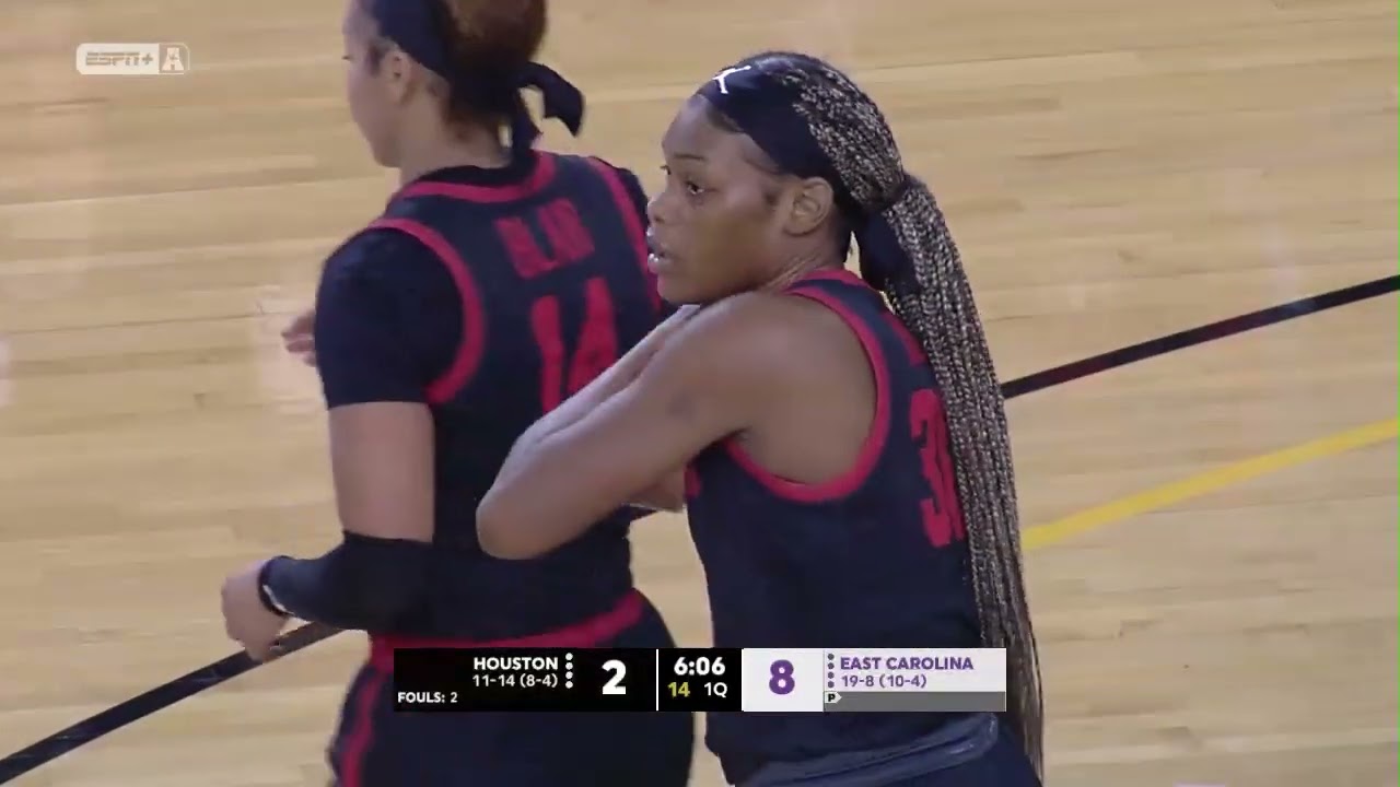 Houston vs ECU WBB 2 22 23