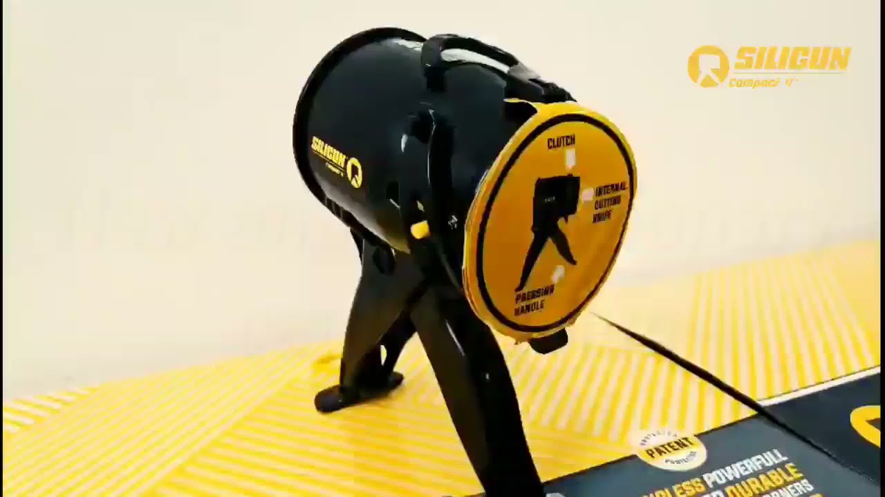 Siligun Compact 4" Dripless Caulking Gun YouTube