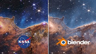 Can Blender process JWST data better than NASA?