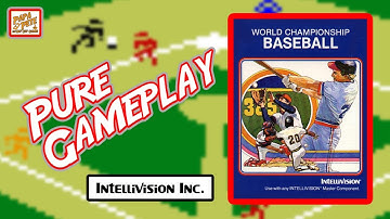 World Championship Baseball - Intellivision Inc - Papa Pete