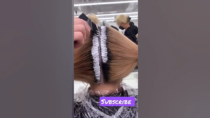 colour root's touch up application how to do , #haircare #topviralshorts #viralvideo