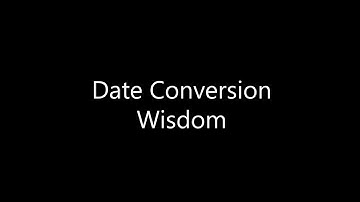 Data Conversion Wisdom