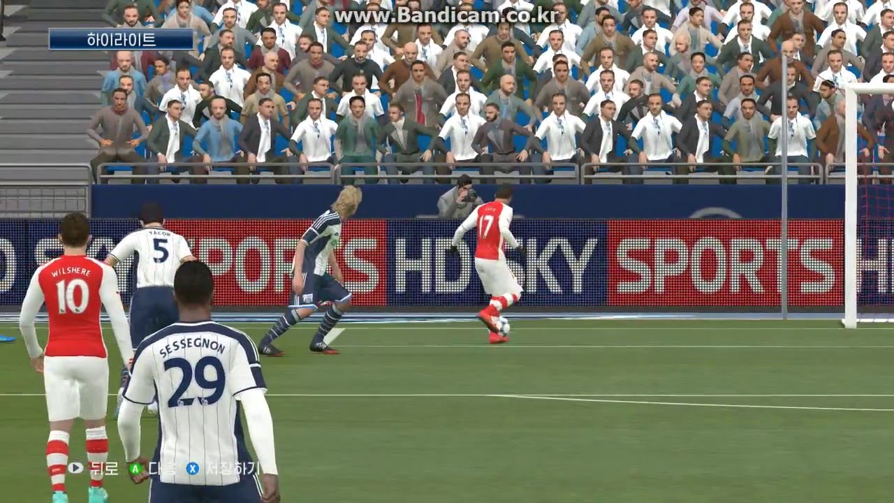 PES 2015 Arsenal VS WBA HD 720P