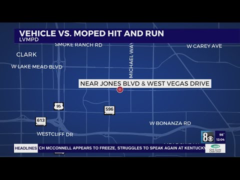Moped driver dead