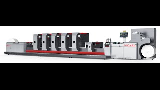 Nickel Yeni Dizayn Bobin Ofset Baskı Makinesi Örnek Almalı Uzun Çıkış Ünitesi