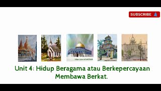 Pendidikan Moral Ting 1 Unit 4  Hidup Beragama atau Berkepercayaan Membawa Berkat.