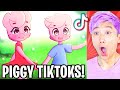 LANKYBOX REACTS TO MORE PIGGY TIK TOKS! (PIGGY MEMES + HACKS!)