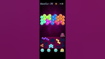 Block! Hexa Puzzle~intermediate  block 5 to 6 levels level~70