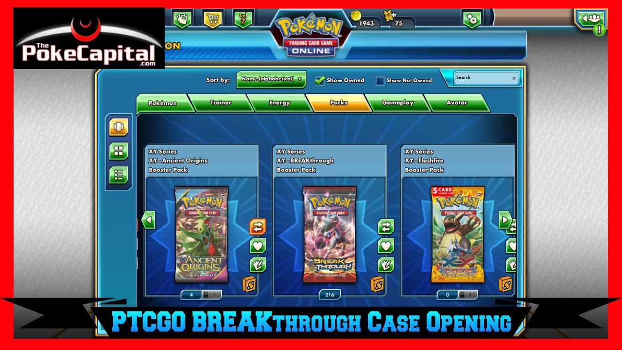 10 Pokémon XY Ancient Origins - PTCGO Live TCG Booster ONLINE Code