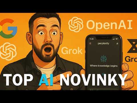 Cover: Novinky ChatGPT, Google Gemini, Perplexity, Grok či Kling ✅  AI a naša budúcnosť 🔮 #AI novinky