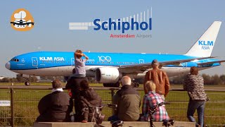 20 amazing close up view take-offs: Great plane spotting at Amsterdam Schiphol airport Polderbaan