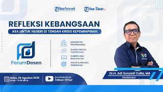REFLEKSI KEBANGSAAN: ASA UNTUK NEGERI DI TENGAH KRISIS KEPEMIMPINAN