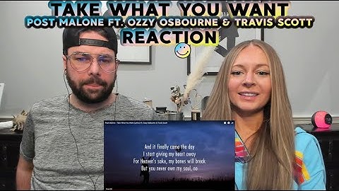 Thumbnail of Post Malone ft. Ozzy Osbourne & Travis Scott - Take What You Want | FIRST TIME HEARING / REACTION !