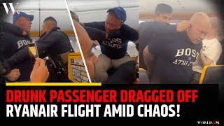 Ryanair Passenger Dragged Off Flight After Mid-Air Chaos