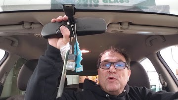 Nissan Rogue 2016 rear view mirror removal