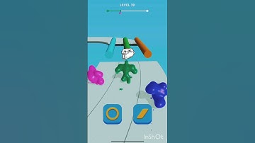 blob shifter run 3d level - 19 with troll face😈 #youtubeshorts #shorts #shortsfeed #gaming #trending