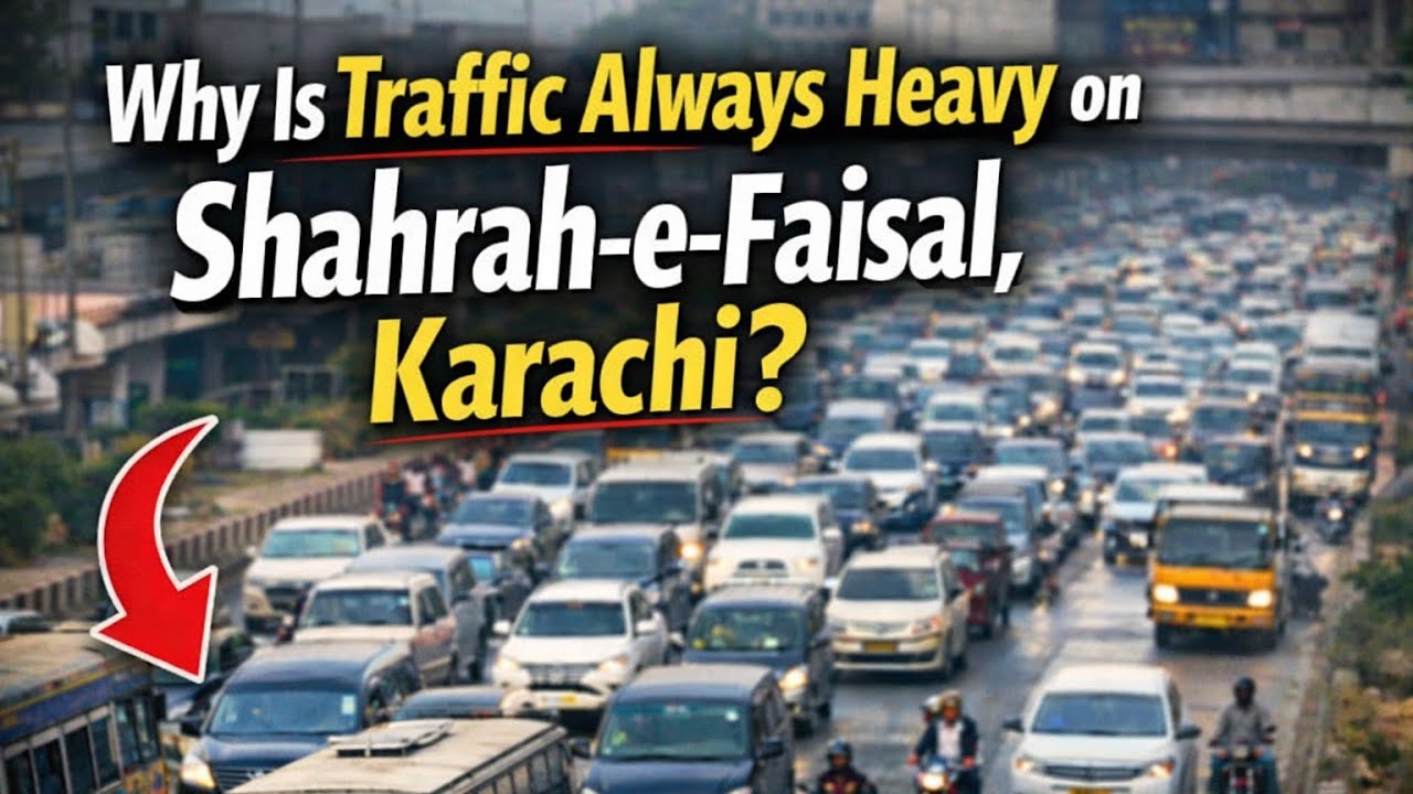 Why Is Traffic Always Heavy on Shahrah- Faisal, Karachi 