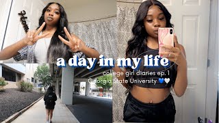 day in my life @georgia state university| college girl diaries ep. 1