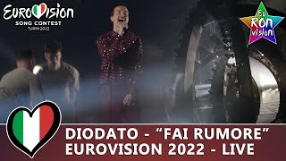 Diodato - "Fai Rumore" (🇮🇹Italy 2020) - Live - Eurovision Song Contest 2022 (Semi-Final 1)