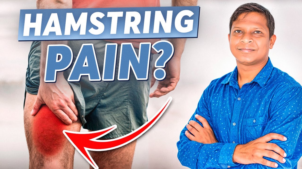 How to relieve hamstring pain by exercises? जांघ के पीछे की तरफ कवर ...