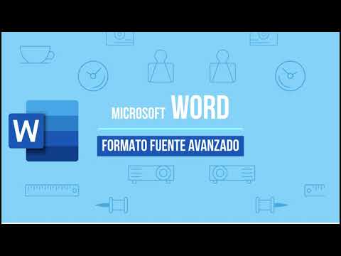 MS WORD - Formato Fuente Avanzado - YouTube