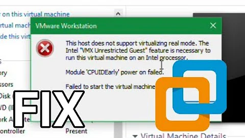 How To Fix Problem "Module CPUIDEarly" power on FAILED || VMWare Workstation Pro 15