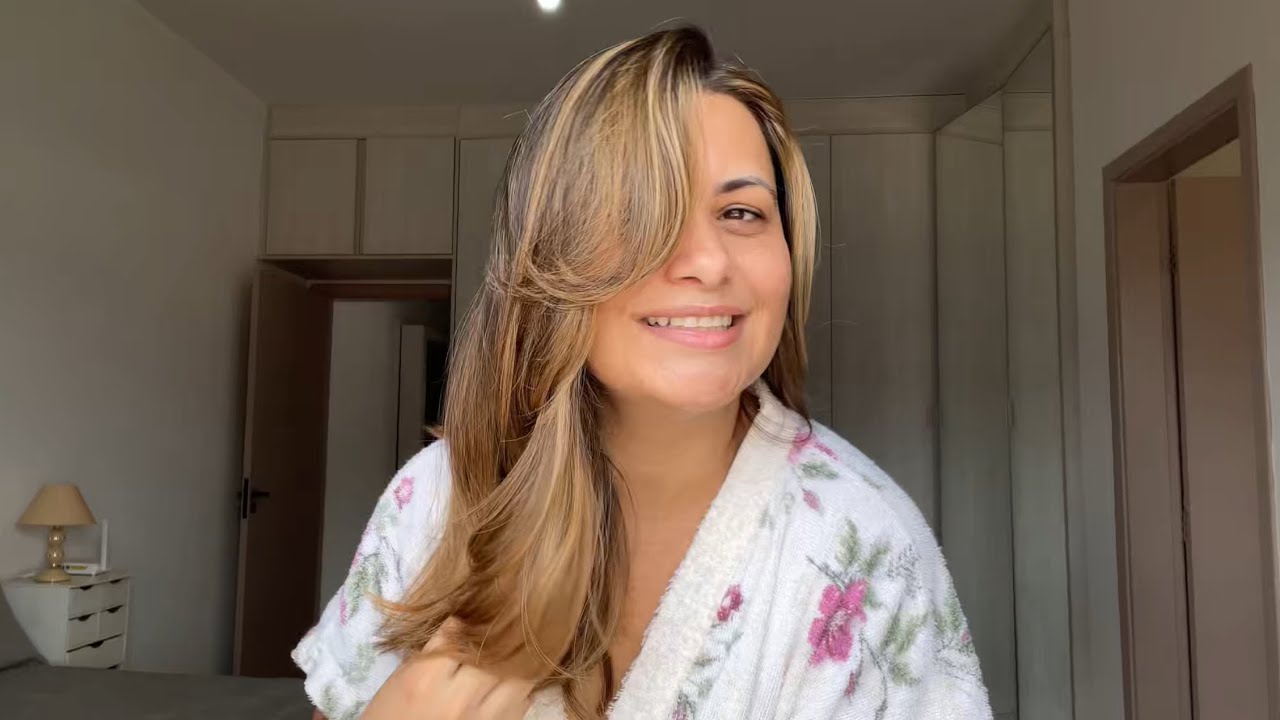 Rotina capilar de hidratação