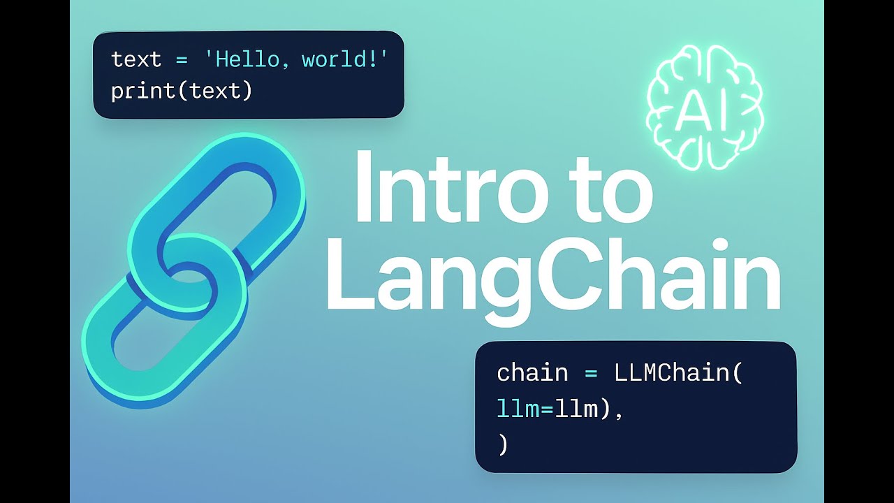 Intro to LangChain - YouTube
