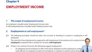Introduction to Employment Income - ACCA Taxation (TX-UK)