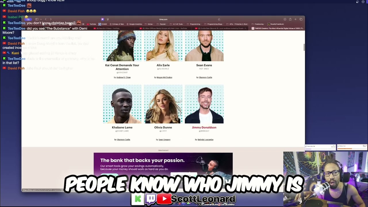 TIME 100: Kai Cenat vs. MrBeast! Who's More Influential?